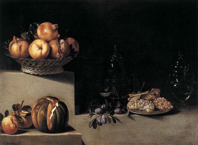 HAMEN, Juan van der Still-Life with Fruit and Glassware